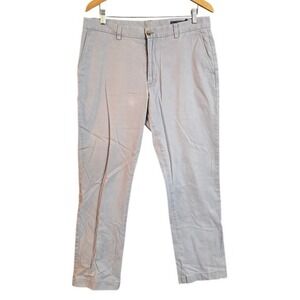 Vineyard Vines Chinos Pants Light Blue Cotton Blend Straight Fit Mens 34x30